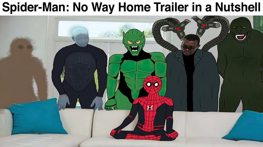 spiderman pointing meme no way home 4